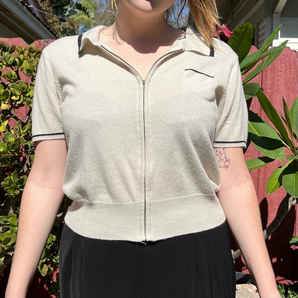 Knit Collared Shirt - Picture 4 of 4